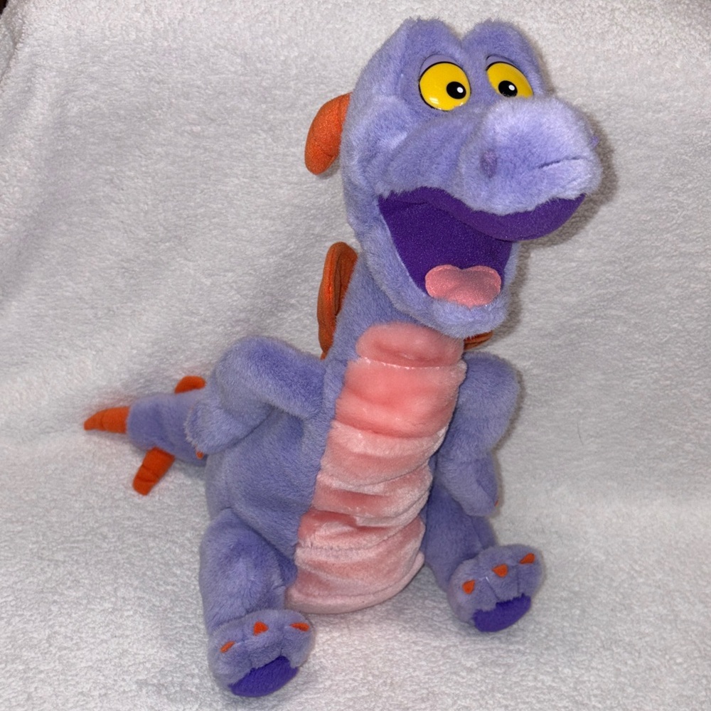 Figment Walt Disney World Plush Dragon Epcot Imagination Purple 19”
